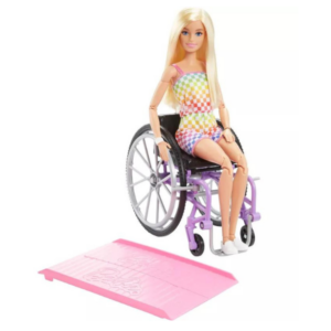 Barbie Fashionistas Doll with Wheelchair and Ramp and Blonde Hair