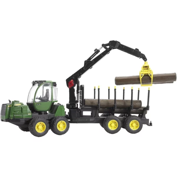 Bruder 1:16 John Deere 1210E Forwarder & 4 Trunks - Image 3