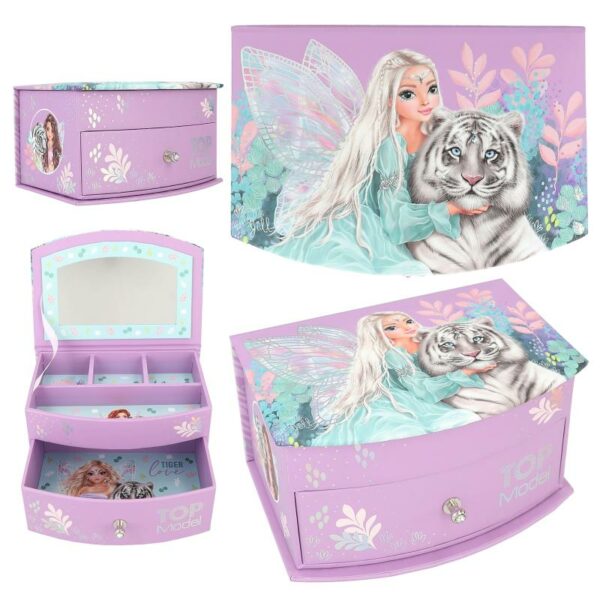 Top Model - Small Jewellery Box Fantasy Tiger