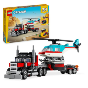 LEGO Creator 31146 3-In-1 Flatbed Truck With Helicopter