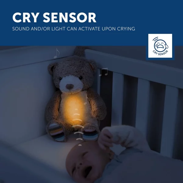 ZAZU Bruno The Bear Baby Sleep Shusher - Image 5