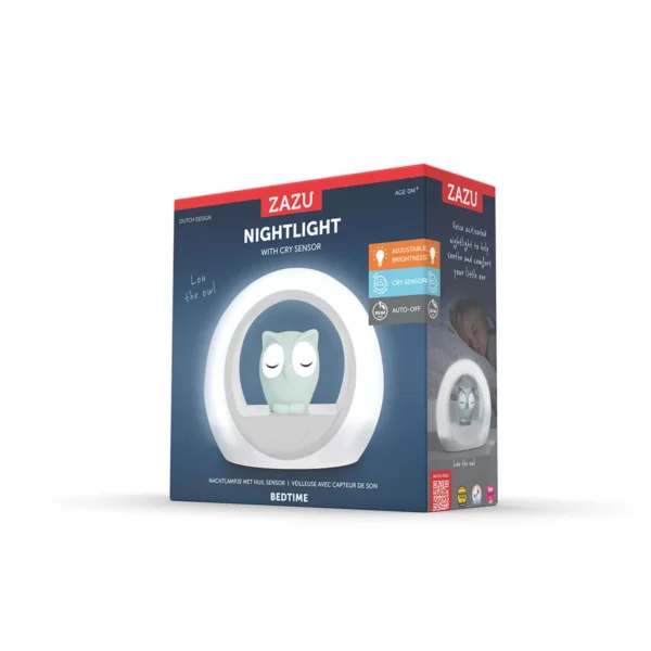 ZAZU Lou The Owl Nightlight With Cry Sensor - Image 2