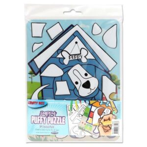 Diy Colouring Puffy Puzzle - Puppy