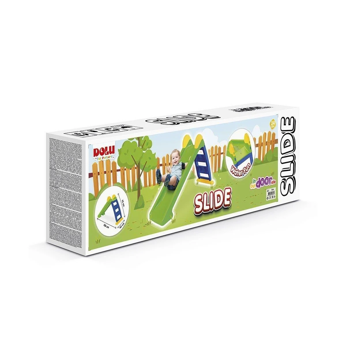 Kids Slide - Green - Image 2