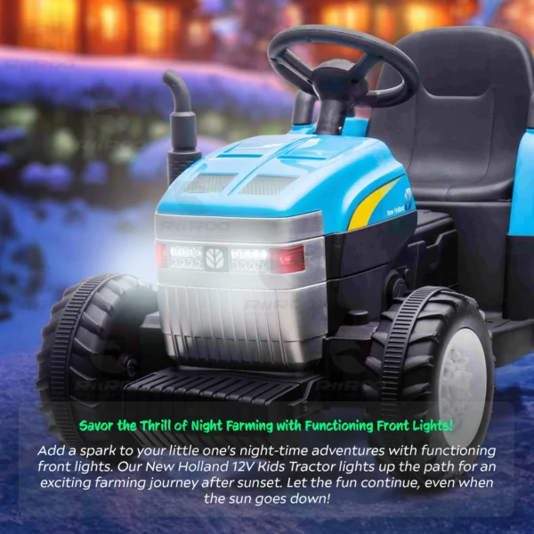 New Holland 12v Electric Ride On Tractor - Image 3