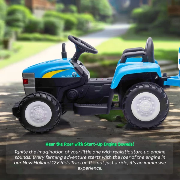 New Holland 12v Electric Ride On Tractor - Image 2