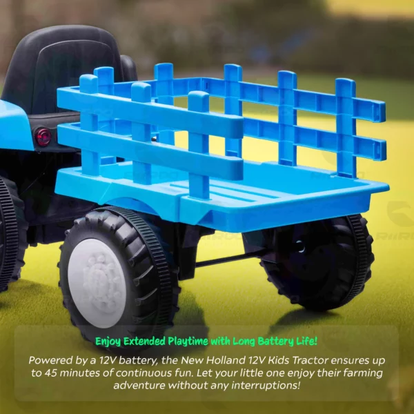 New Holland 12v Electric Ride On Tractor - Image 10