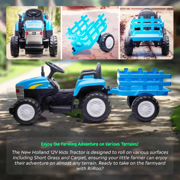 New Holland 12v Electric Ride On Tractor - Image 8