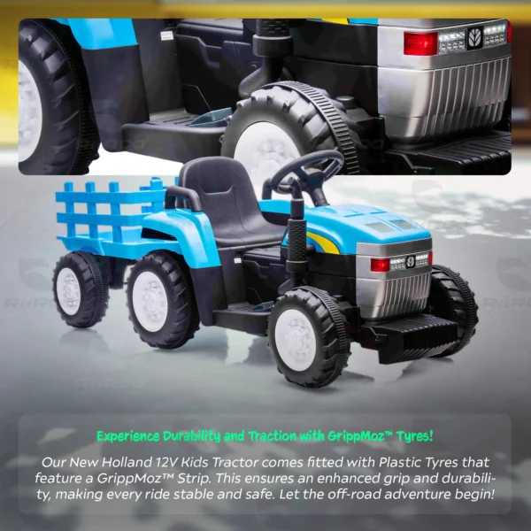 New Holland 12v Electric Ride On Tractor - Image 5