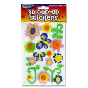 Morning Flowers 3d Pop Up Foam Stickers