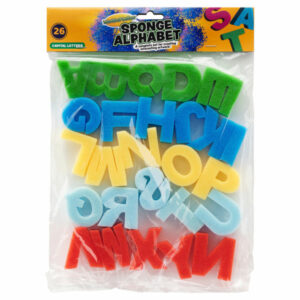 Pkt 26 Sponge Alphabet - Capital Letters