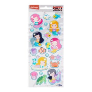 Puffy Stickers - Mermaid