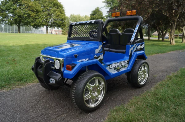 Raptor Ride On Jeep Truck - Blue 3-7 Years - Image 3