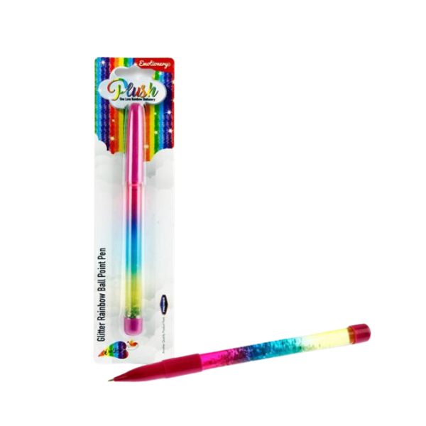 Emotionery Glitter Rainbow Ballpoint Pen