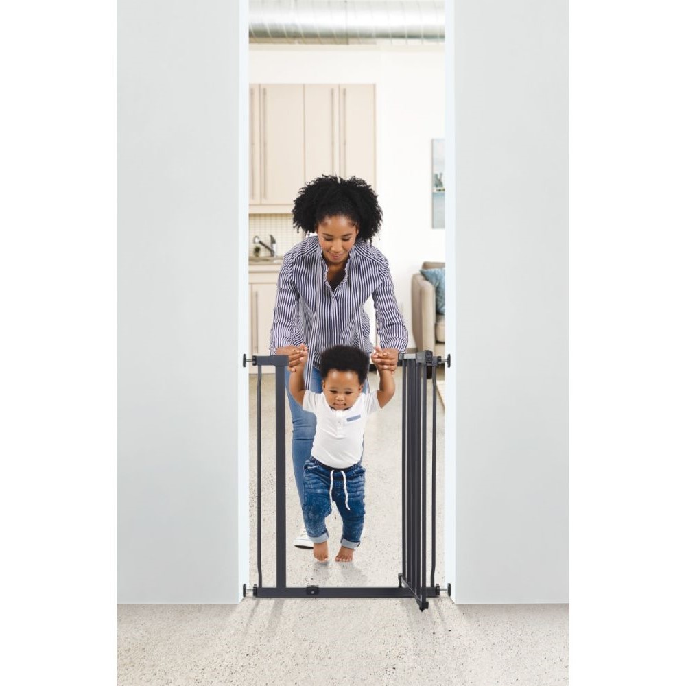 Dreambaby Ava Slimline Safety Gate with Stay-Open Feature (61-68cm) - Charcoal - Image 3