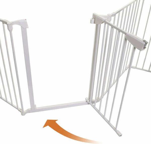 Dreambaby Newport Adapta Gate - White - Image 3