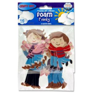 16 Foam Stickers - Family
