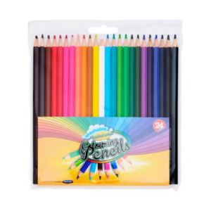 World of Colour 24 Pack Full Size Colouring Pencils