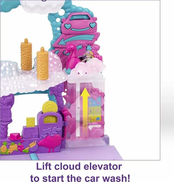 Polly Pocket Flamingo Fun Car Wash