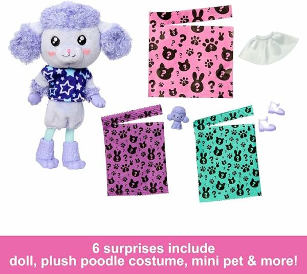 Barbie Chelsea Cutie Reveal in Poodle Costume