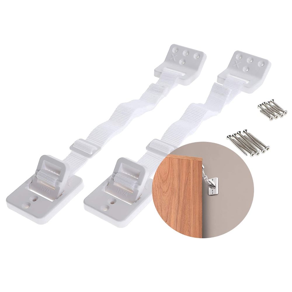 Dreambaby Hinged Furniture Anchors 2 pack