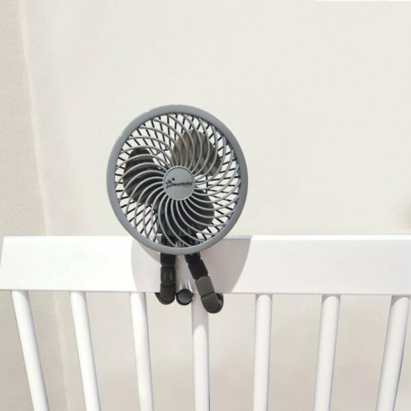 Dreambaby Smart-Grip Flexible Caged Fan - Grey - Image 6