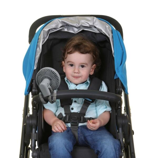 Dreambaby Smart-Grip Flexible Caged Fan - Grey - Image 3