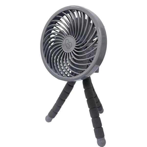 Dreambaby Smart-Grip Flexible Caged Fan - Grey