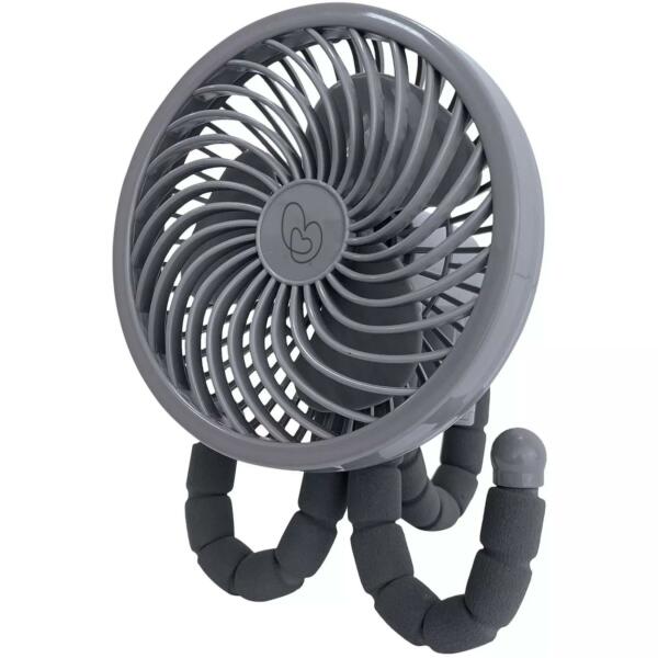 Dreambaby Smart-Grip Flexible Caged Fan - Grey - Image 2