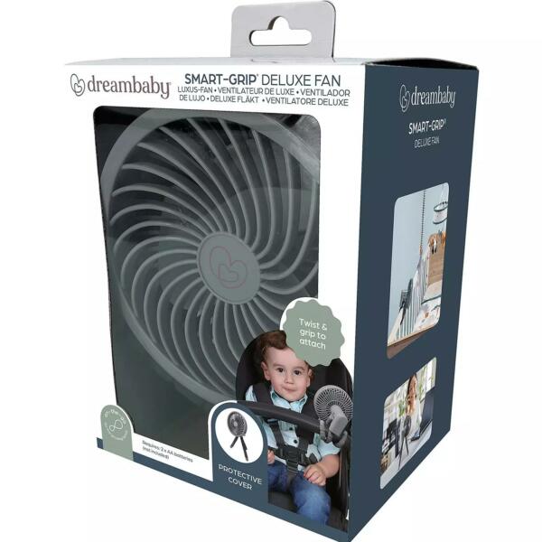 Dreambaby Smart-Grip Flexible Caged Fan - Grey - Image 9