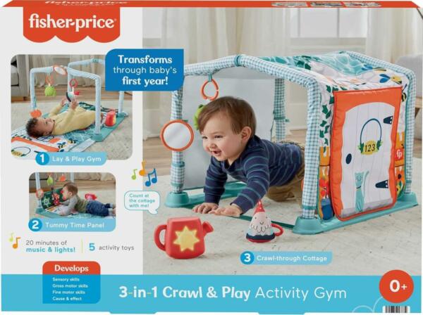 Fisher-Price 3 in 1 Crawl & Play Activity Gym - Image 2