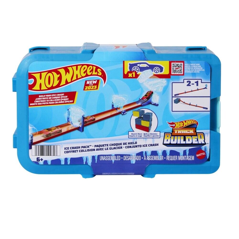 Hot Wheels Track Builder Ice Crash Track Pack