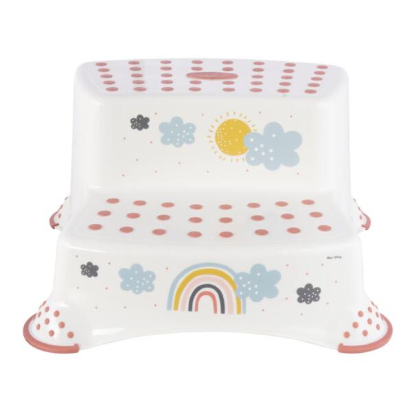 keeeper rainbow double step stool