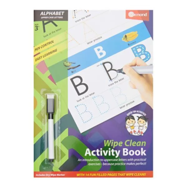 14Pg Wipe Clean Activity Alphabet