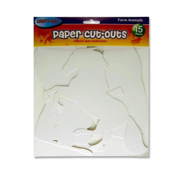 Crafty Bitz Farm Animal Cut Outs Pack of 15
