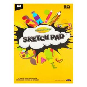 World of Colour A4 Sketch Pad - 30 Sheets