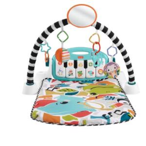 Fisher-Price Glow and Grow Kick & Play Piano Gym Blue