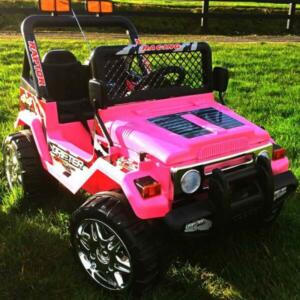 Raptor Ride On Jeep Truck - Pink 3-7 Years