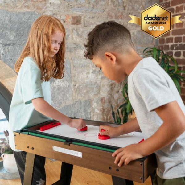 Power Play 4-In-1 Stand Up Games Table 27 Inch (68cm) - Dark Brown