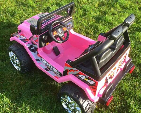 Raptor Ride On Jeep Truck - Pink 3-7 Years - Image 5