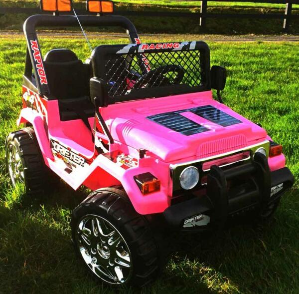 Raptor Ride On Jeep Truck - Pink 3-7 Years - Image 6