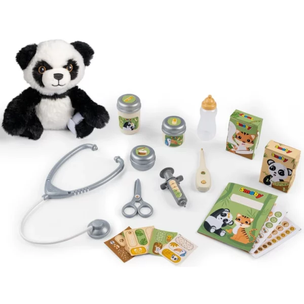 Smoby Animal Care Center with Panda + 19 Accessories - Image 4