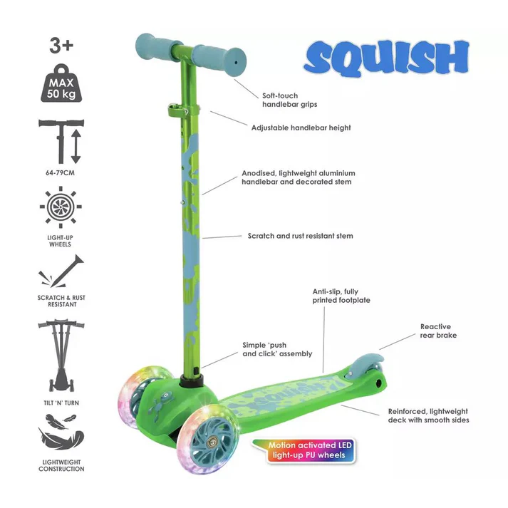 Squish Scooter Tilt Tri-Scooter - Image 6