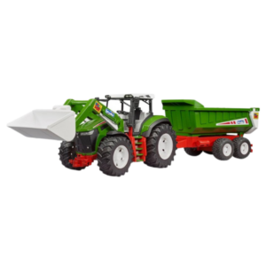 Bruder 1:16 Bruder Roadmax Tractor With Front Loader & Trailer