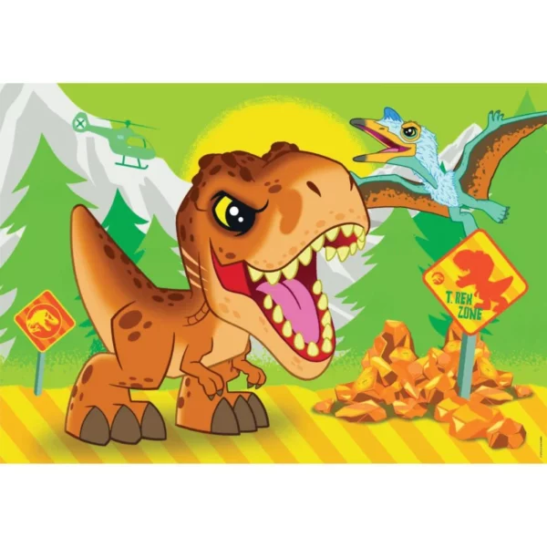 Clementoni Jurassic World 2 x 20 Piece Puzzles - Image 2