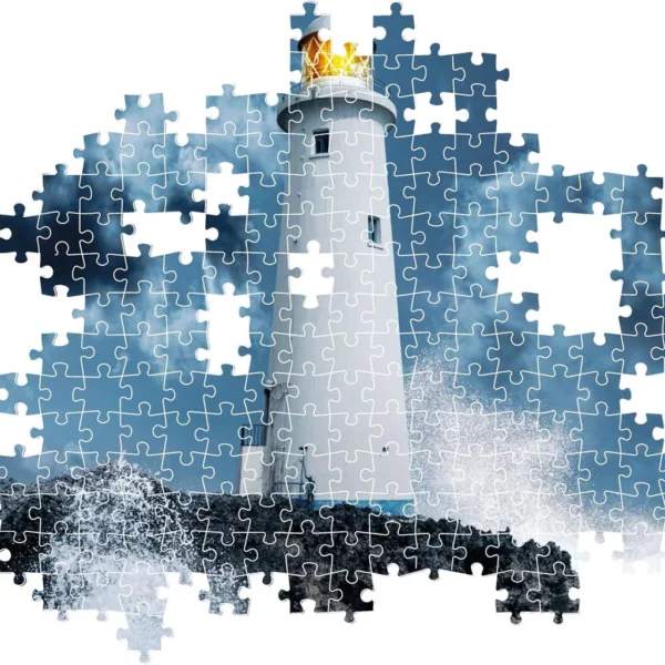 Clementoni Lighthouse In The Storm 1000 Piece Puzzle - Image 2