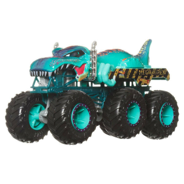 Hot Wheels Monster Trucks 1:64 Scale Big Rigs - Mega Wrex