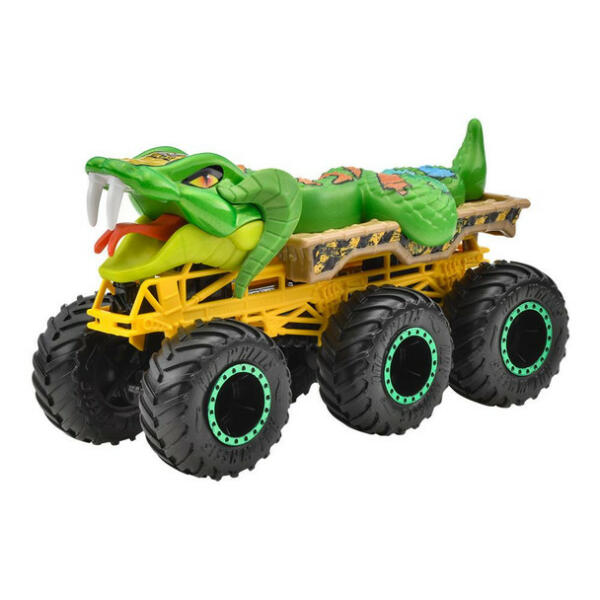 Hot Wheels Monster Trucks 1:64 Scale Big Rigs - Cage Rattler