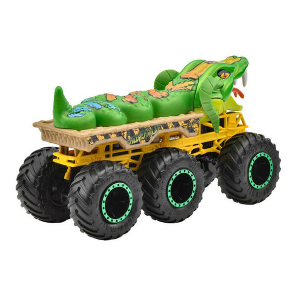 Hot Wheels Monster Trucks 1:64 Scale Big Rigs - Cage Rattler
