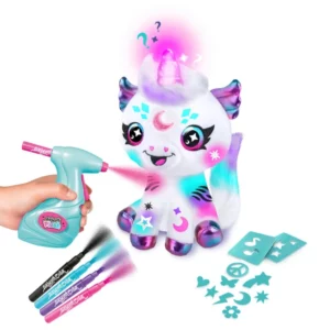 Airbrush Plush Light-Up Cosmic Unicorn